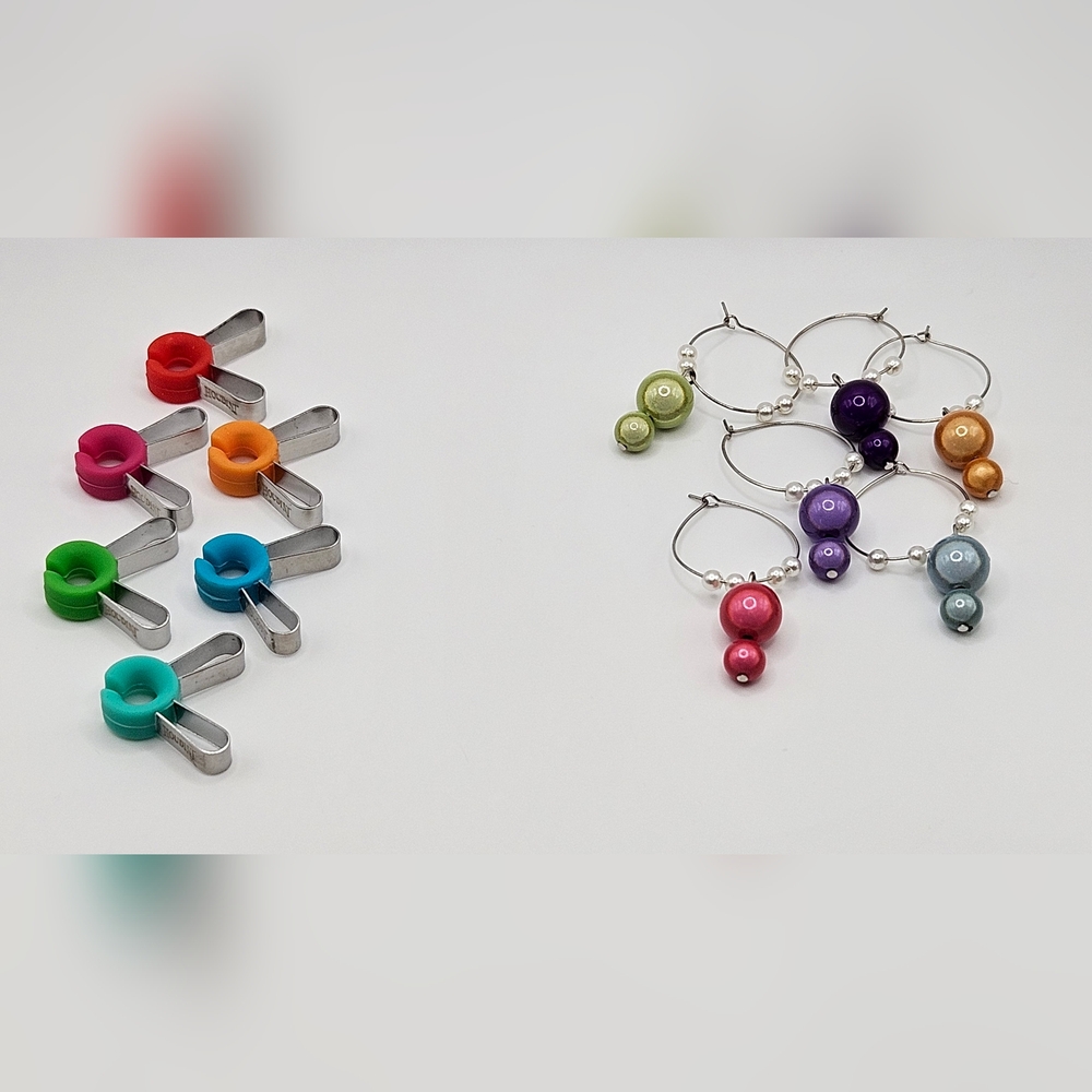 Drinkware Charms, NWOT, 12 Pieces, 2 Styles